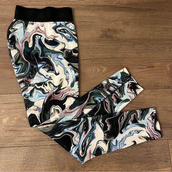 Nike Yoga Marble-printed , high rise leggings ,Sz S - Picture 2 of 9